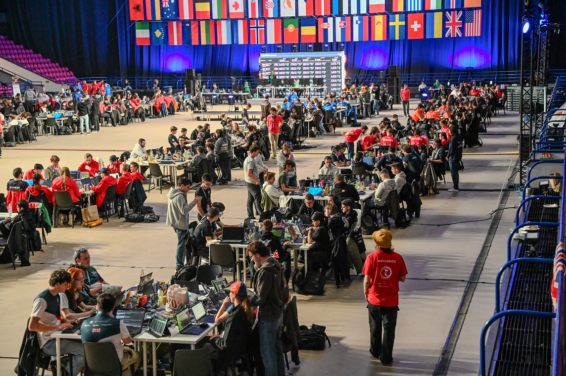 ECSC 2025 competition arena