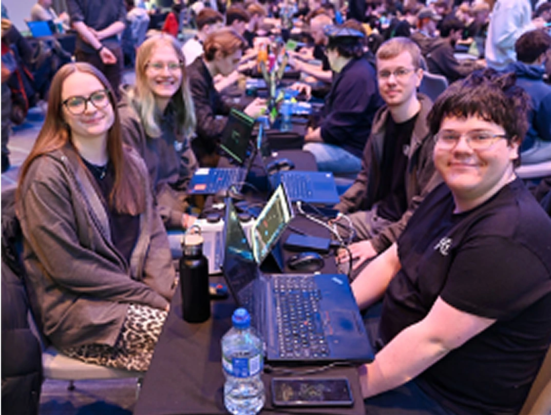 UK Cyber Team members at work